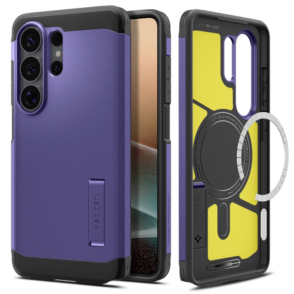 Spigen Spigen Galaxy S26 Ultra Skal MagSafe Tough Armor Ash Violet