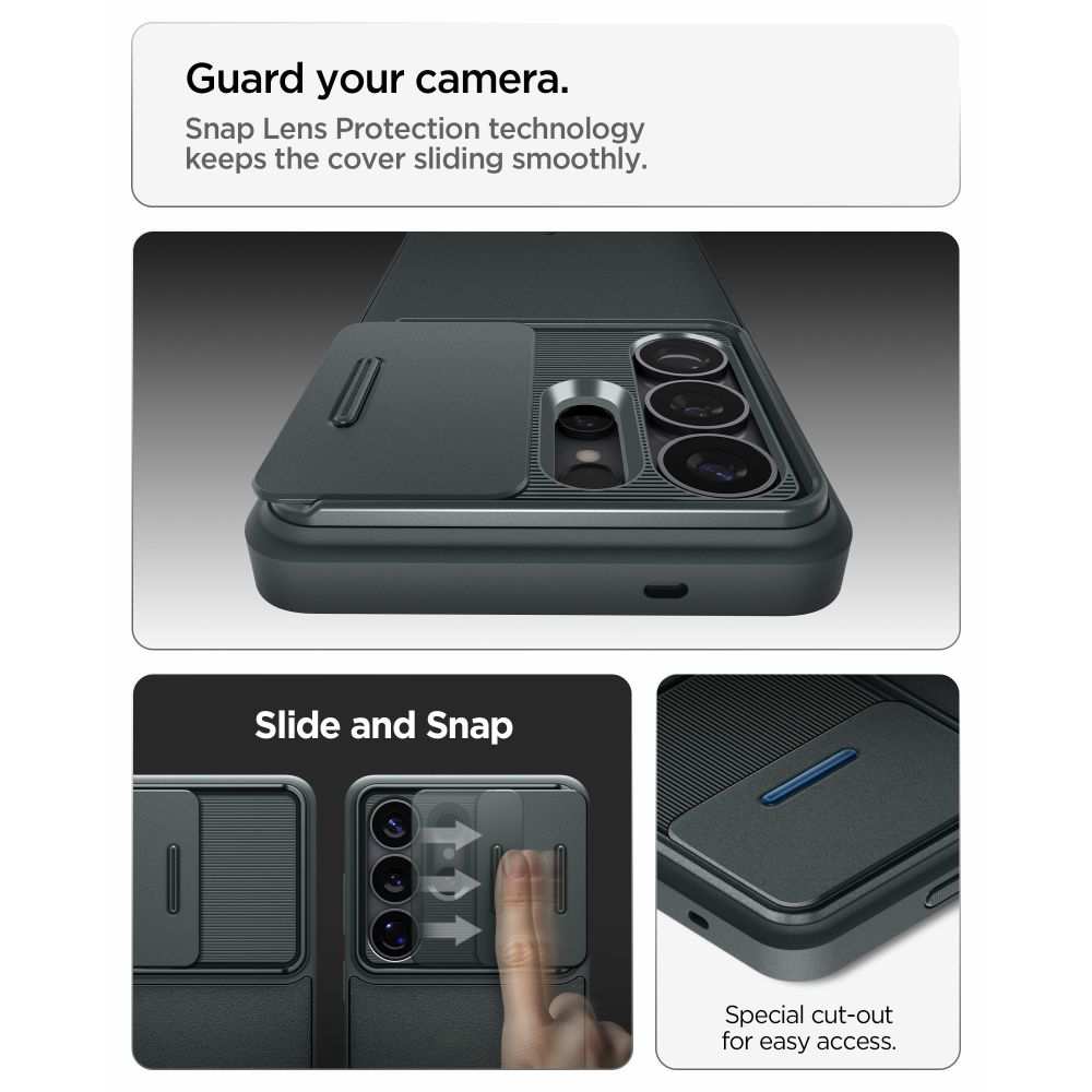 Spigen Spigen Galaxy S26 Ultra Skal Optik Armor Abyss Green