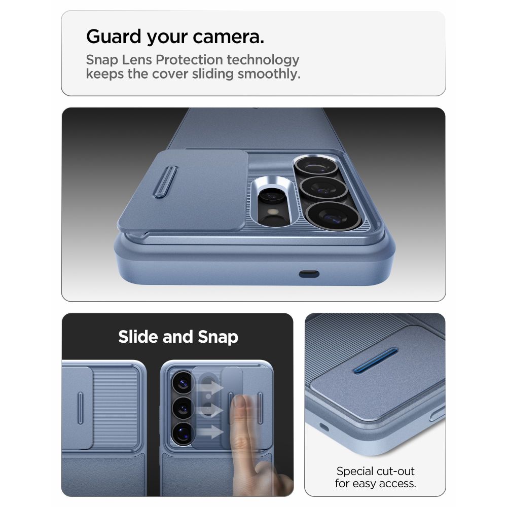 Spigen Spigen Samsung Galaxy S26 Ultra Skal Optik Armor Light Blue