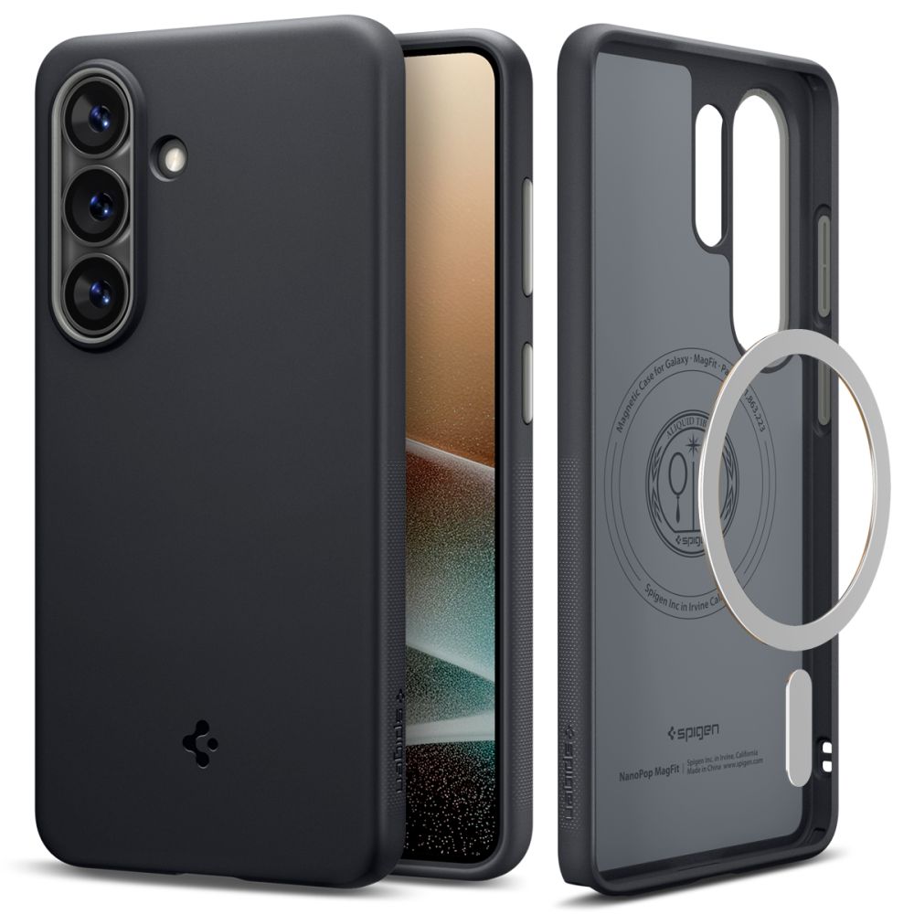 Spigen Spigen Galaxy S26 Ultra Skal MagSafe Nano Pop Black Sesame