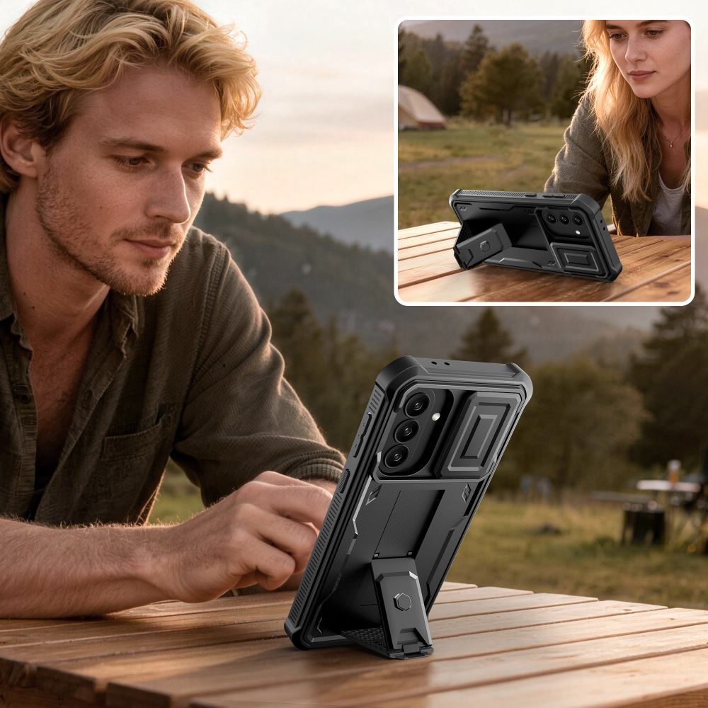 Tech-Protect Tech-Protect Galaxy A37 / A36 2-SET Skal Kevlar Cam+ Svart