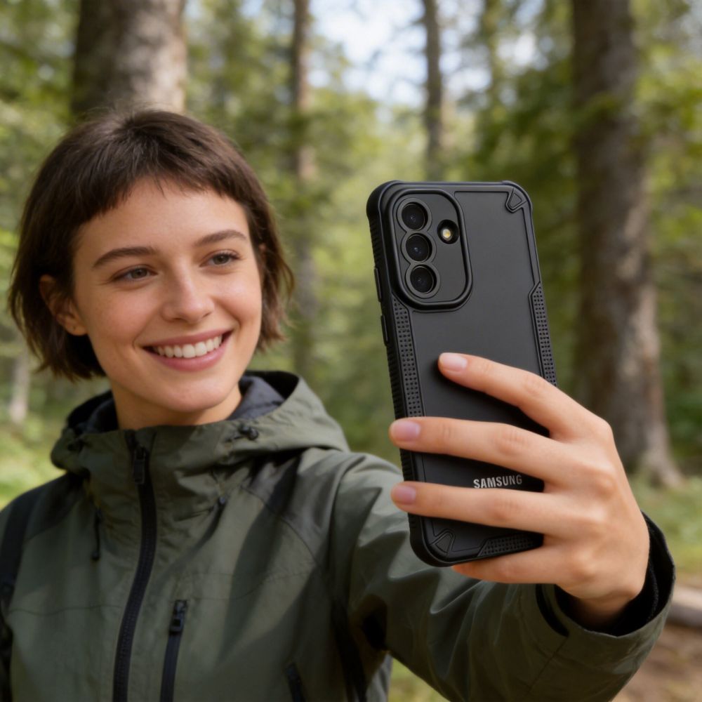 Tech-Protect Tech-Protect Samsung Galaxy A57 5G Skal Rugged Shield Matt Svart