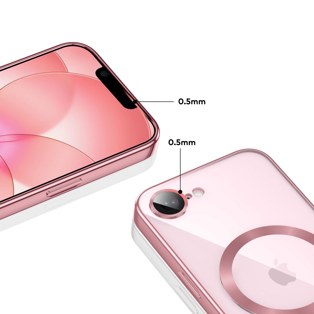 Tech-Protect Tech-Protect iPhone 17e / 16e Skal MagSafe MagFlex Roséguld