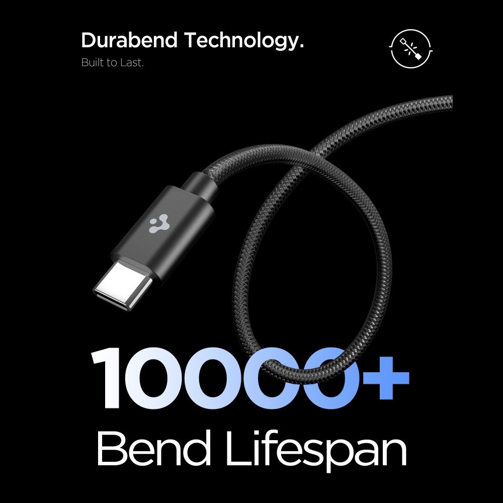 Spigen Spigen 45W Väggladdare Inkl. USB-C Kabel Essential Svart