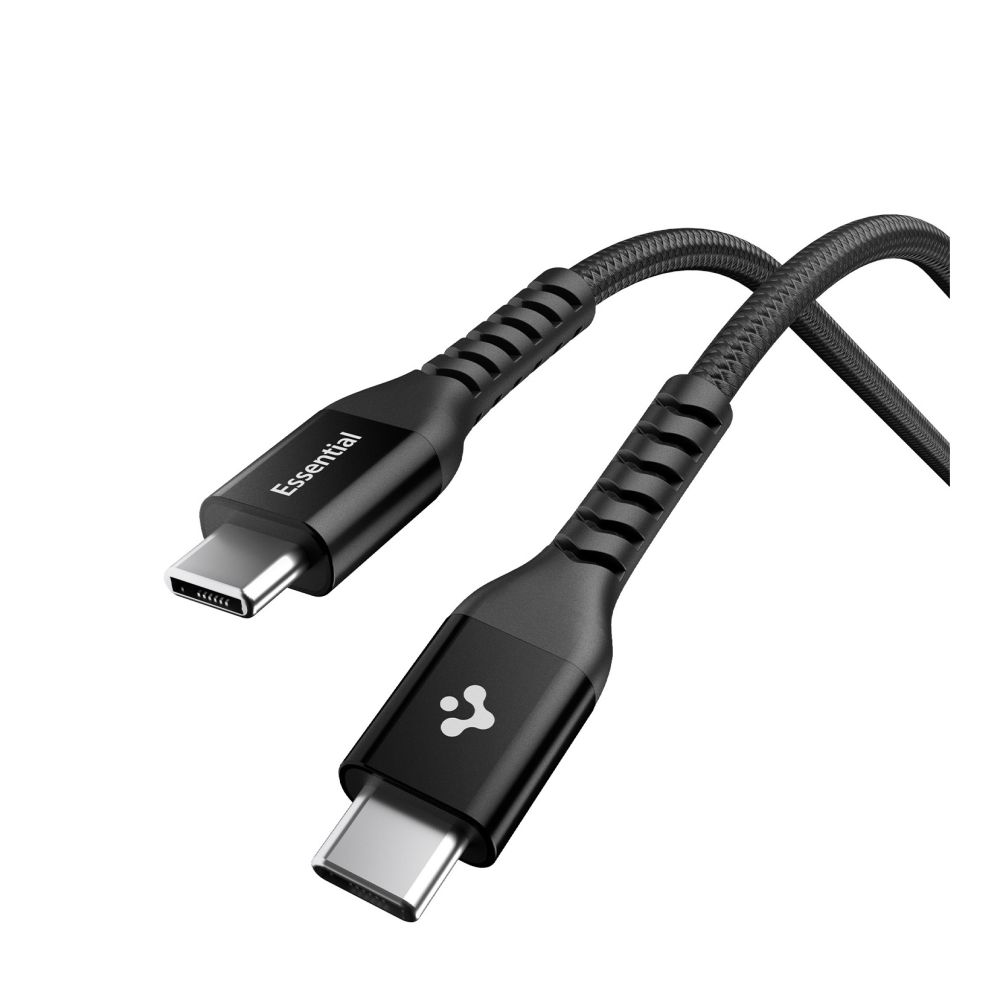 Spigen Spigen 1m 100W USB-C - USB-C Kabel Essential Svart
