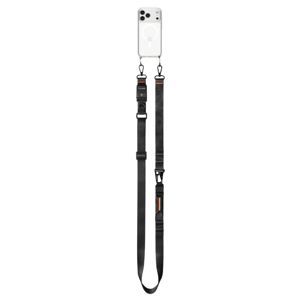 Spigen Spigen Universalt Mobilsnöre Lanyard Strap Crossbody Svart