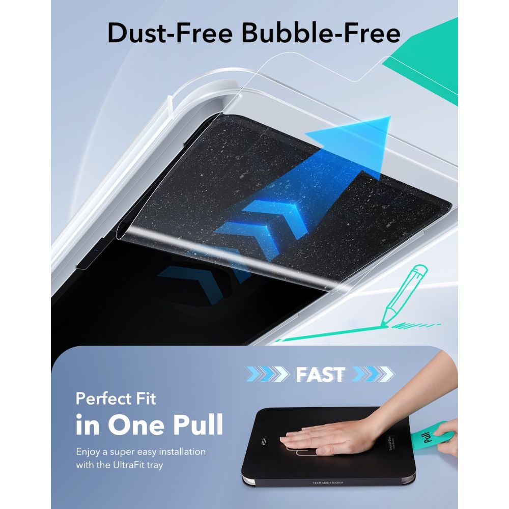 ESR ESR iPad Air 13 2026-2024 2-PACK Skärmskydd Paper Feel