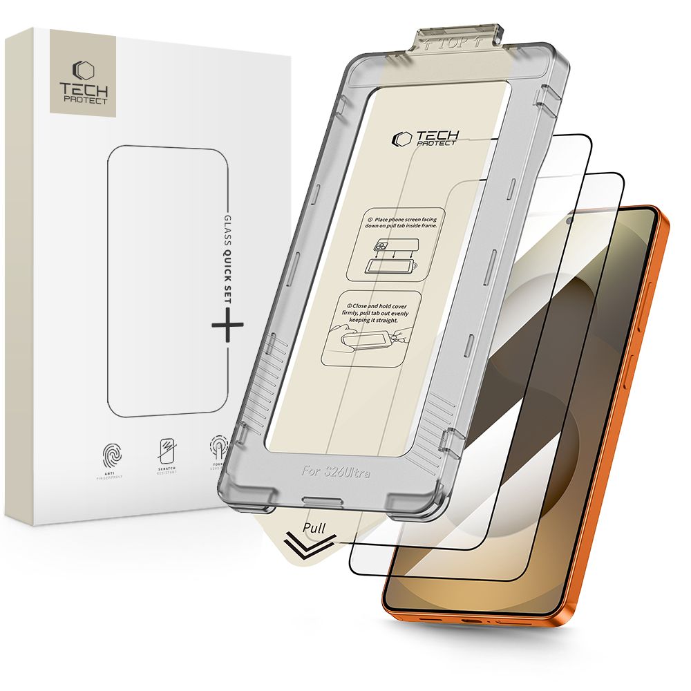 Tech-Protect Tech-Protect Galaxy S26 Ultra 2-PACK Skärmskydd QuickSet+