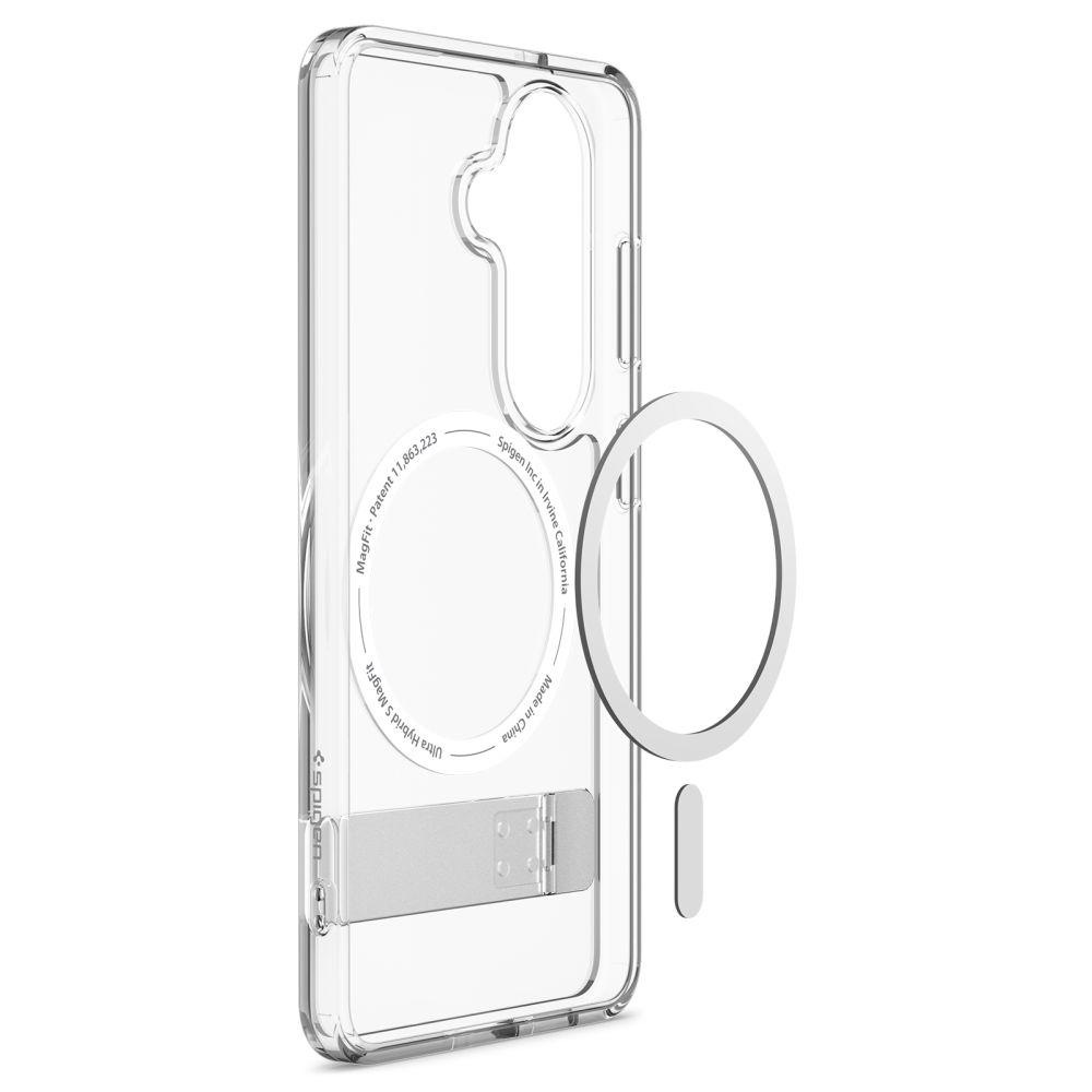 Spigen Spigen Galaxy S26 Skal MagSafe Ultra Hybrid 'S' Transparent/Vit