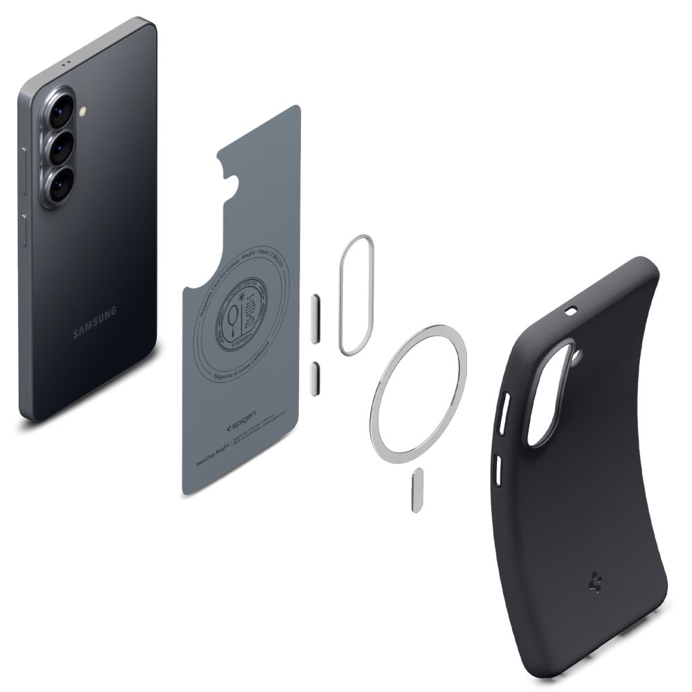 Spigen Spigen Galaxy S26 Skal MagSafe Nano Pop Black Sesame