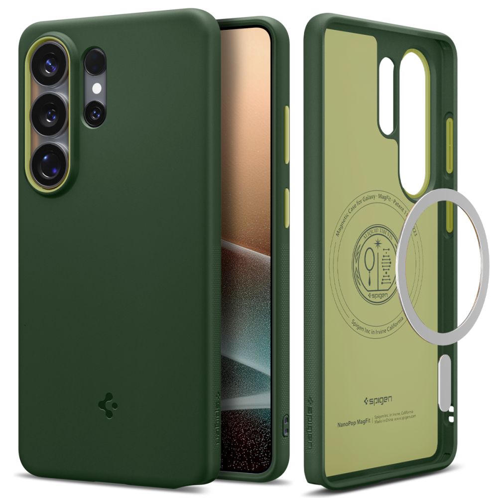 Spigen Spigen Galaxy S26 Ultra Skal MagSafe Nano Pop Avo Green