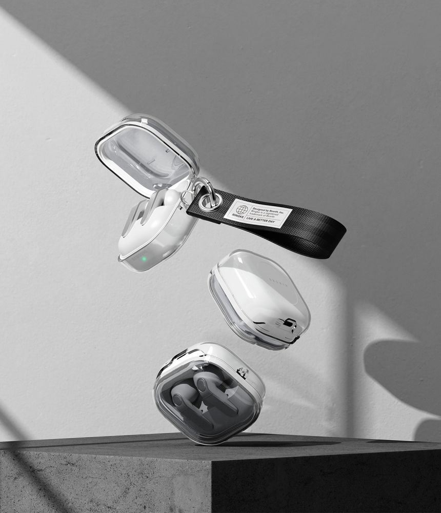 Ringke Ringke Galaxy Buds 4 / 4 Pro Skal Air Transparent / Svart