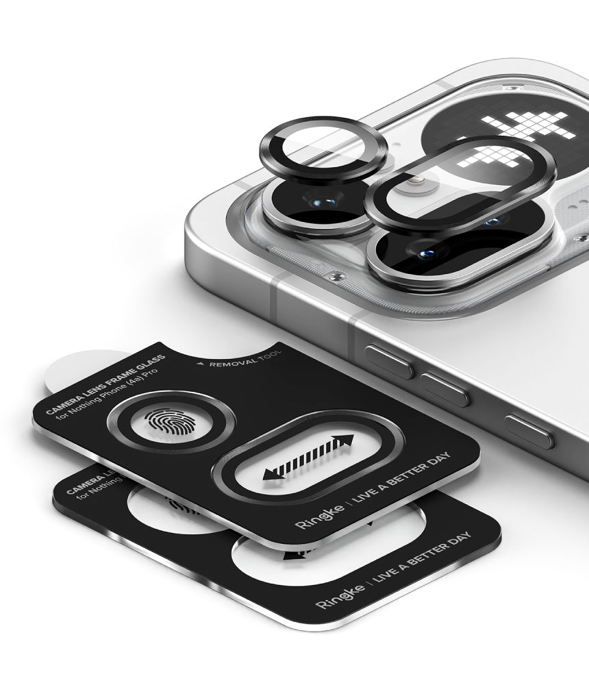 Ringke Ringke Nothing Phone 4a Pro 2-PACK Linssydd Svart