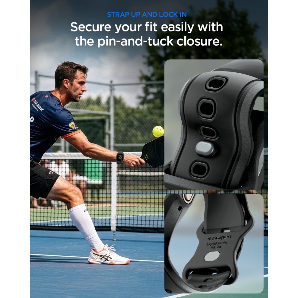 Spigen Spigen Apple Watch 49 mm Skal / Armband Liquid Air 'Pro'