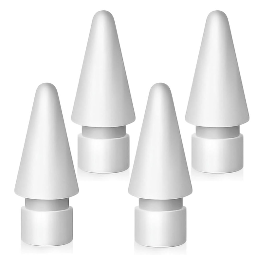 Tech-Protect Tech-Protect Apple Pencil 1 / 2 4-PACK Utbytesspets Vit