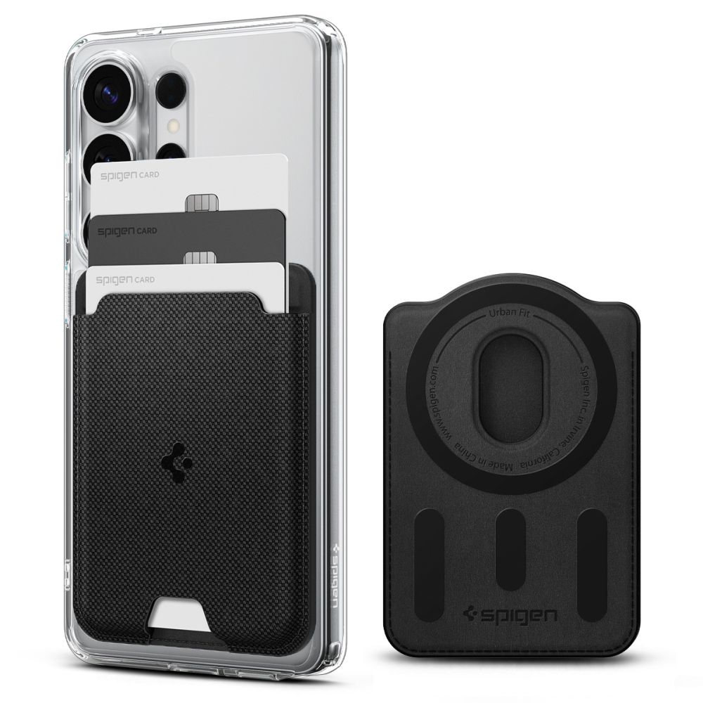 Spigen Spigen Magnetisk MagSafe Korthållare Urban Fit Wallet Svart