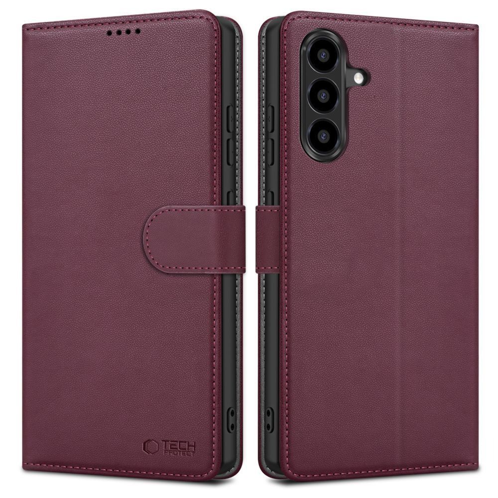 Tech-Protect Tech-Protect Samsung Galaxy A27 5G Fodral Läder Mulberry