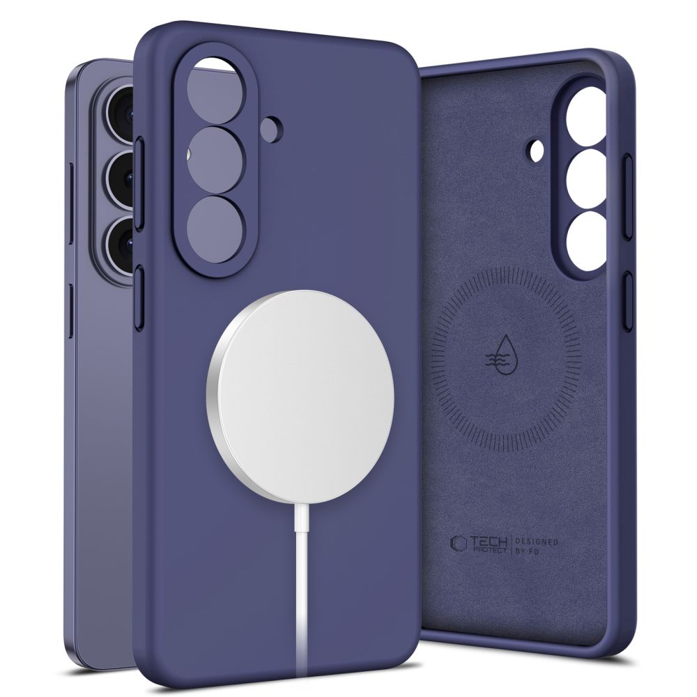 Tech-Protect Tech-Protect Galaxy S26 Skal MagSafe Silicone Cobalt Violet