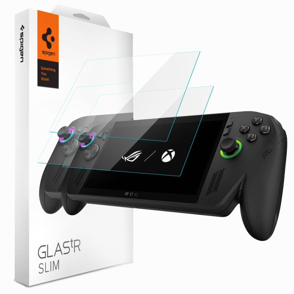 Spigen Spigen ROG Ally/ROG Ally X/MSI Claw 7 AI+ 2-PACK Skärmskydd GLAS.tR