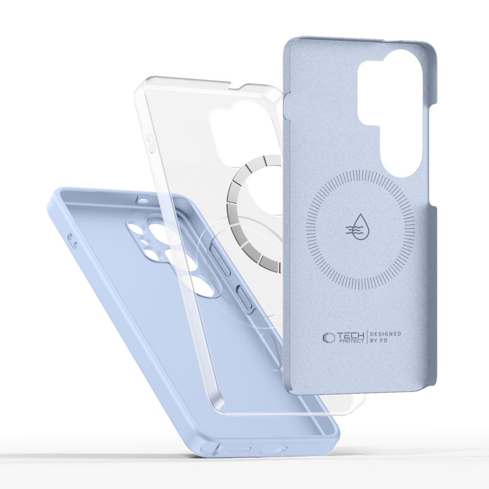 Tech-Protect Tech-Protect Galaxy S26 Ultra Skal MagSafe Silicone Sky Blue