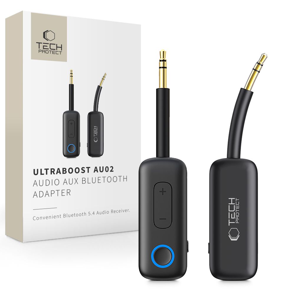 Tech-Protect Tech-Protect Bluetooth AUX Ljudadapter UltraBoost Svart
