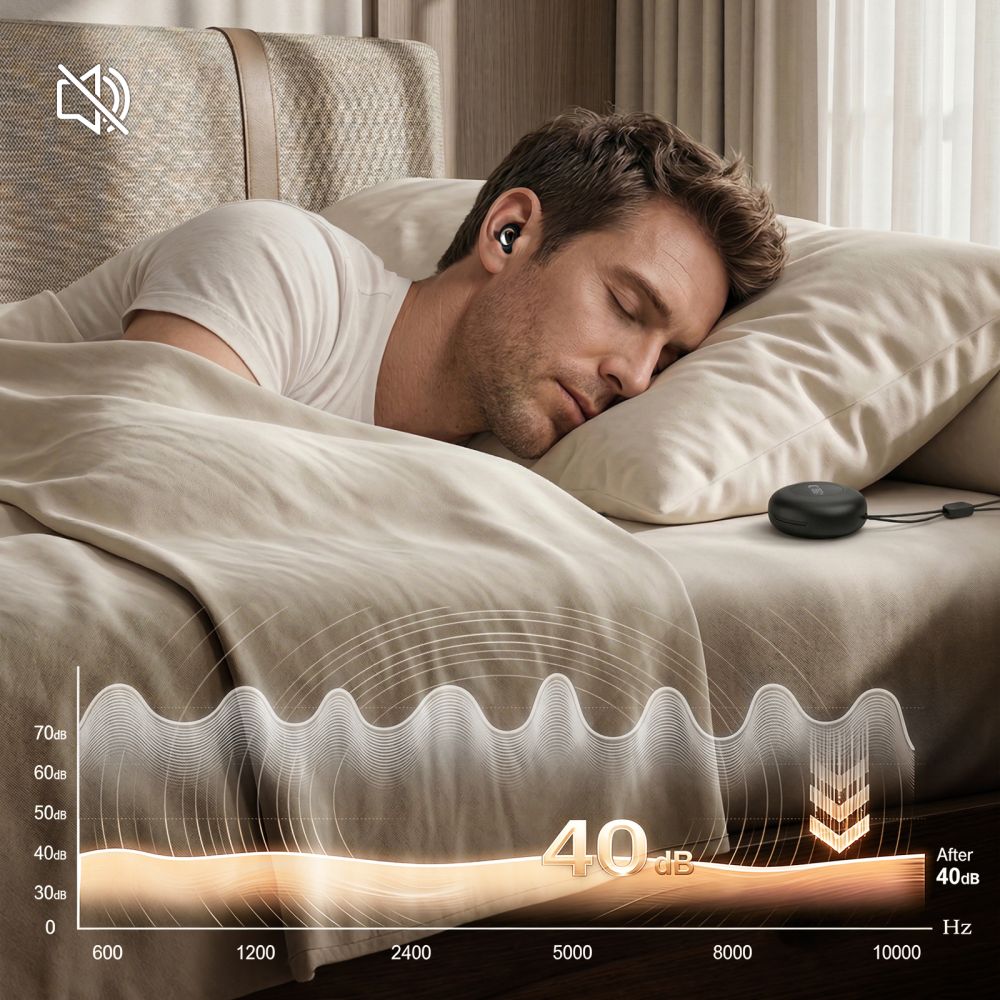 Tech-Protect Tech-Protect Öronproppar QuietFit Svart