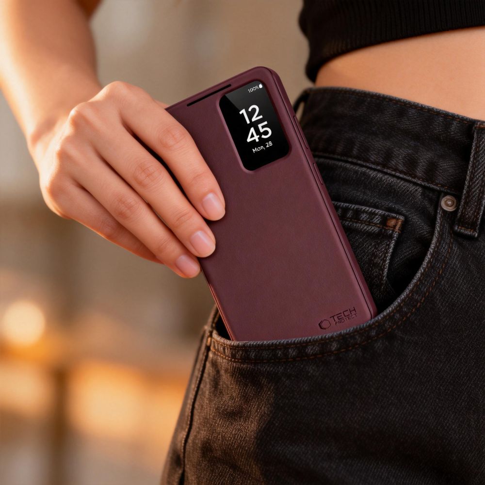 Tech-Protect Tech-Protect Samsung Galaxy A57 5G Fodral Smart Wallet Mulberry