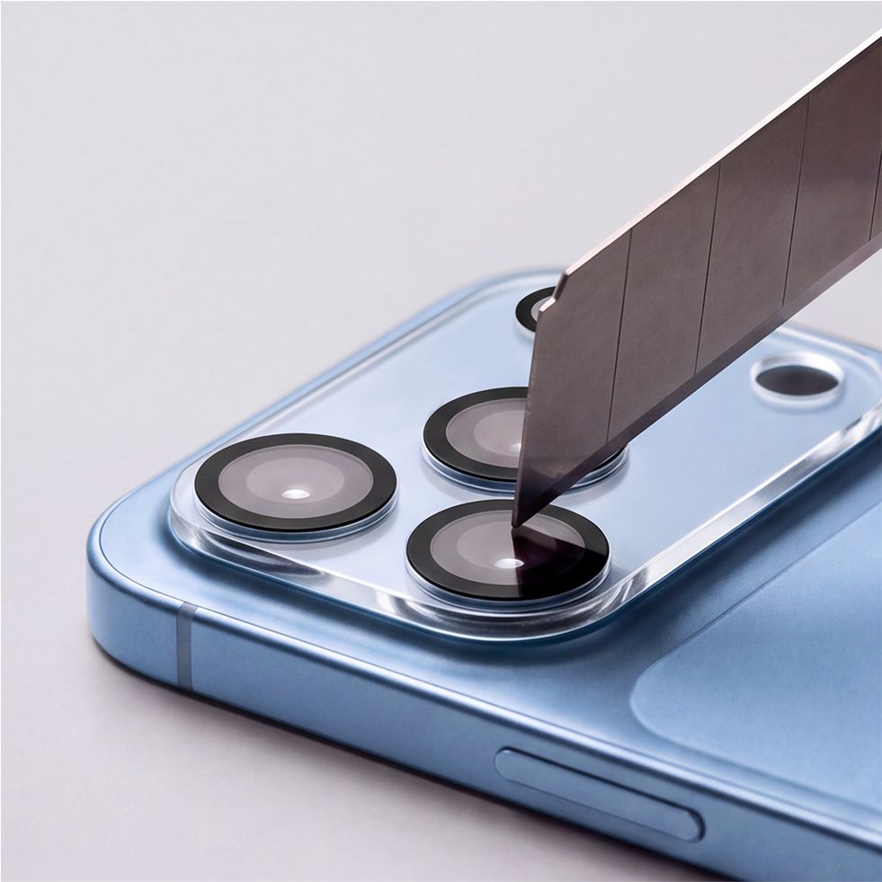 Tech-Protect Tech-Protect iPhone 18 Pro Linsskydd Cam Fit+ Transparent