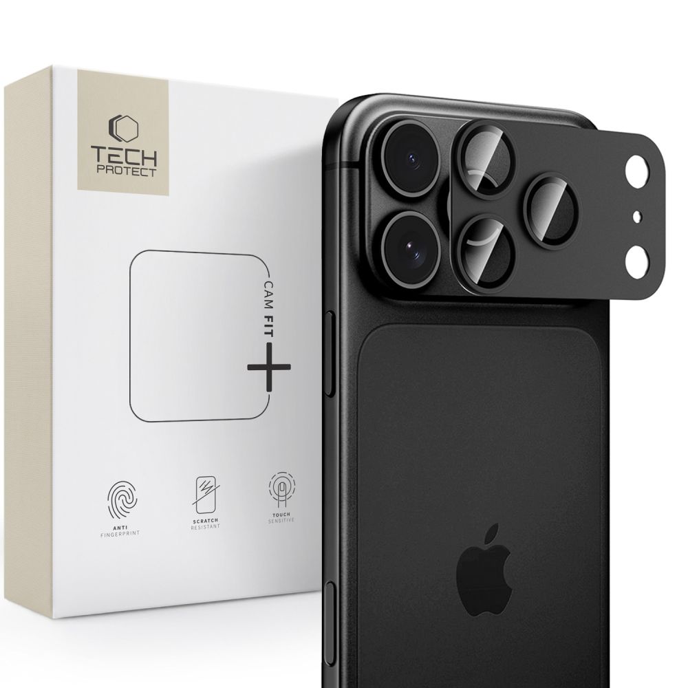 Tech-Protect Tech-Protect iPhone 18 Pro Linsskydd CamFull Fit+ Svart