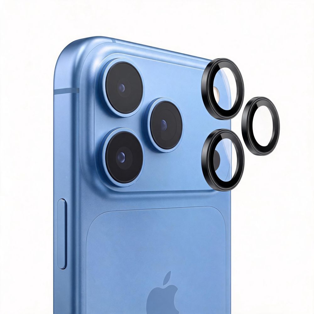 Tech-Protect Tech-Protect iPhone 18 Pro / 18 Pro Max Linsskydd Svart