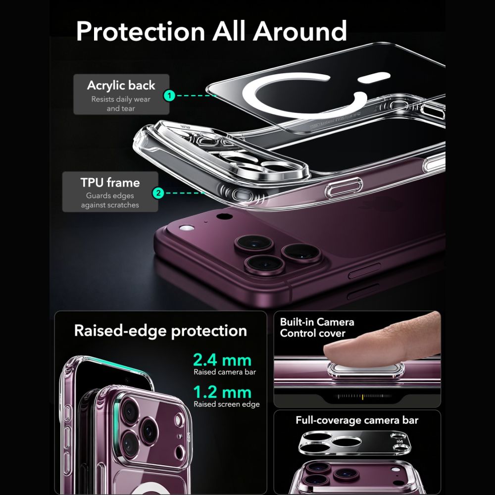 ESR ESR iPhone 18 Pro / 17 Pro Skal & Skärmskydd MagSafe