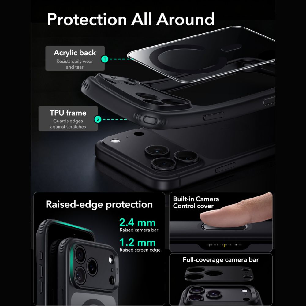 ESR ESR iPhone 18 Pro / 17 Pro Skal MagSafe & Skärmskydd