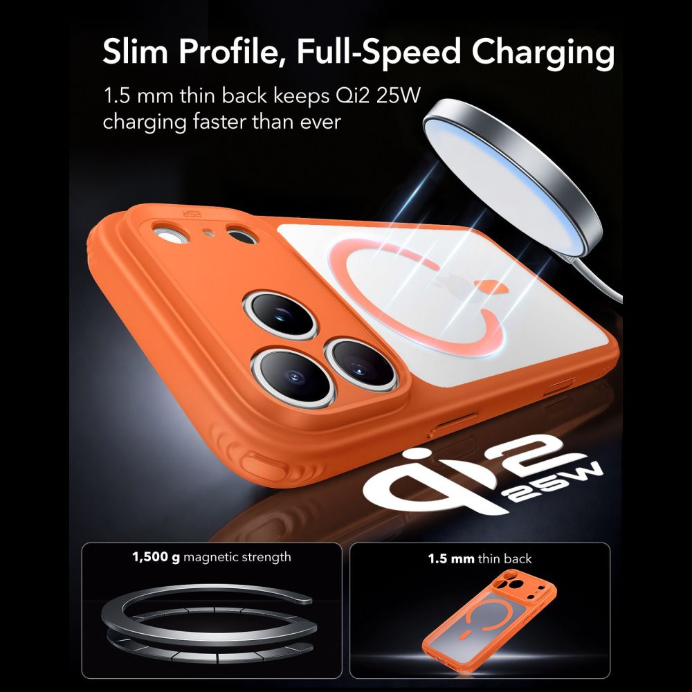 ESR ESR iPhone 18 Pro / 17 Pro Skal MagSafe Frostad Hybrid