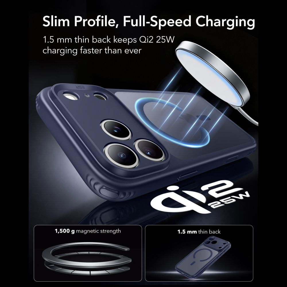 ESR ESR iPhone 18 Pro Max / 17 Pro Max Skal MagSafe Frostad Hybrid