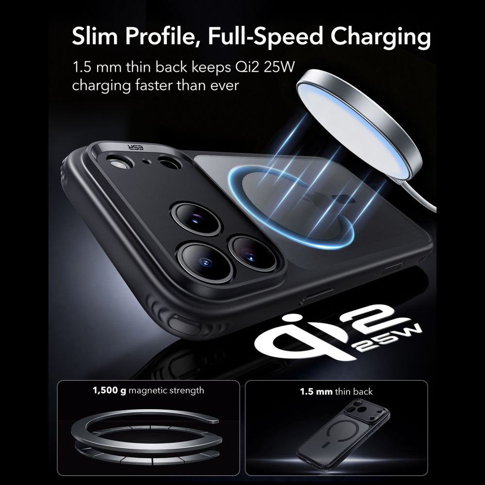 ESR ESR iPhone 18 Pro Max / 17 Pro Max Skal MagSafe Frostad Hybrid