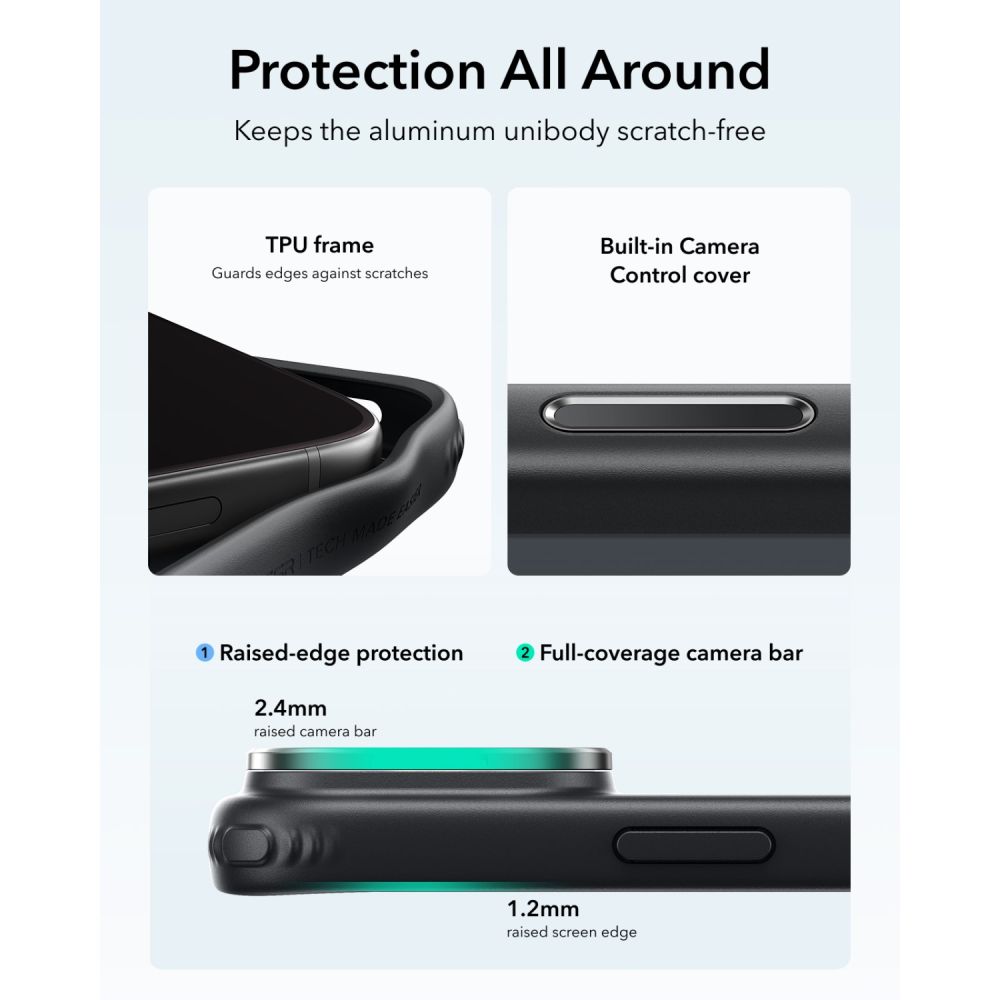 ESR ESR iPhone 18 Pro / 17 Pro Skal MagSafe Hybrid Kickstand