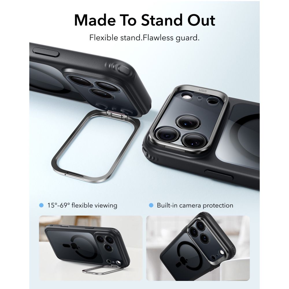 ESR ESR iPhone 18 Pro Max / 17 Pro Max Skal MagSafe Hybrid Kickstand