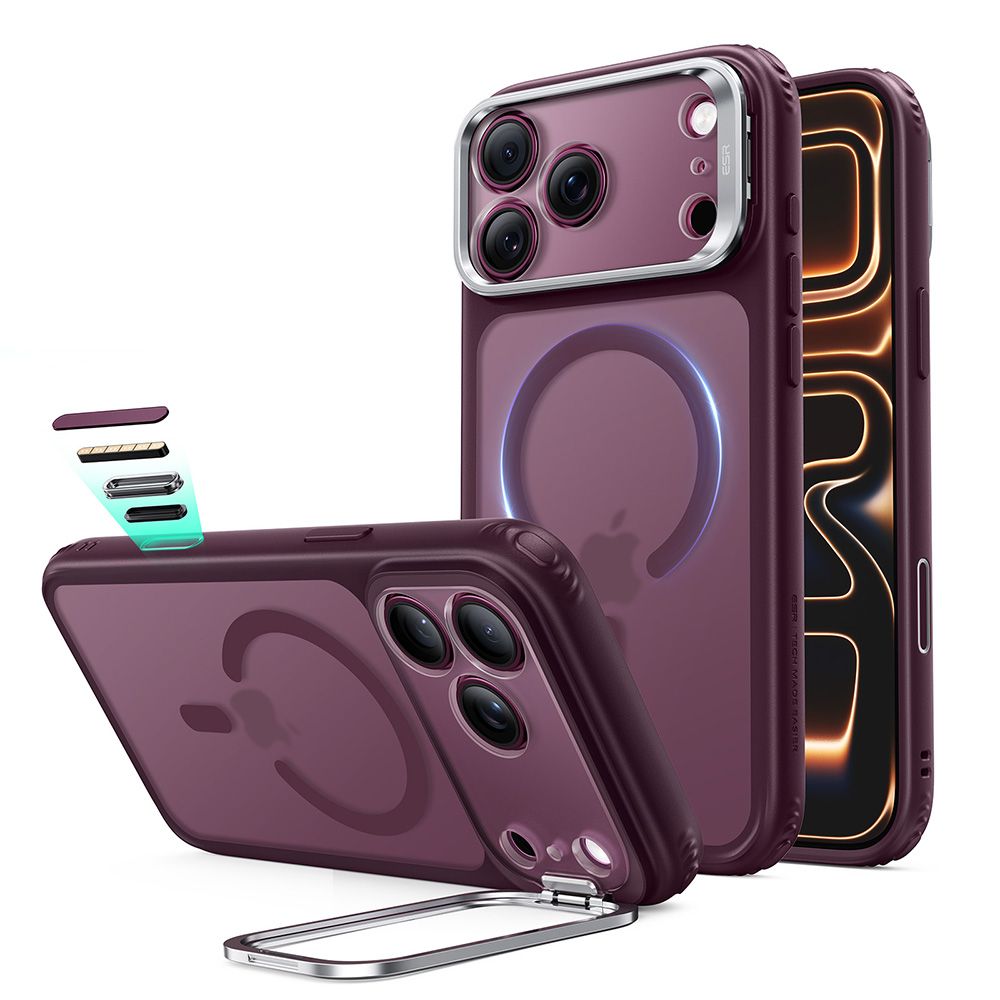 ESR ESR iPhone 18 Pro Max / 17 Pro Max Skal MagSafe Hybrid Kickstand