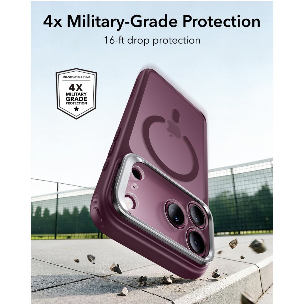 ESR ESR iPhone 18 Pro Max / 17 Pro Max Skal MagSafe Hybrid Kickstand