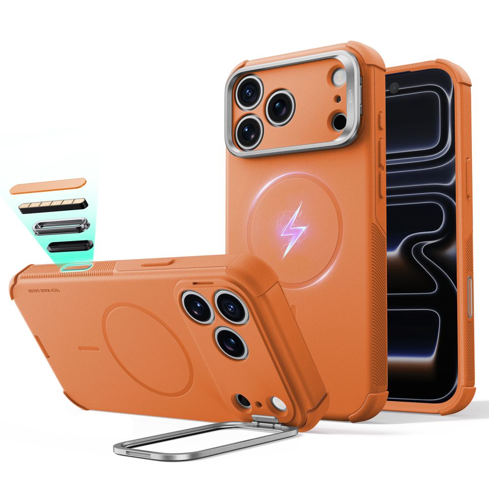 ESR ESR iPhone 18 Pro / 17 Pro Skal MagSafe Cyber Tough Kickstand