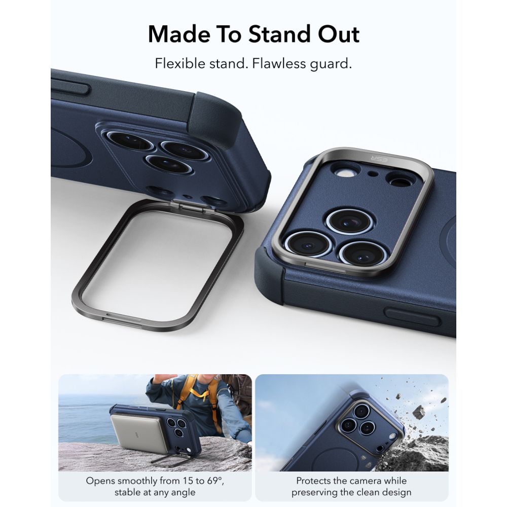 ESR ESR iPhone 18 Pro Max/17 Pro Max Skal MagSafe Cyber Tough Kickstand