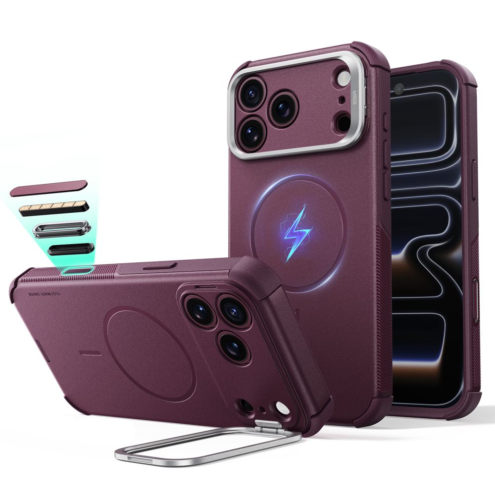 ESR ESR iPhone 18 Pro Max/17 Pro Max Skal MagSafe Cyber Tough Kickstand