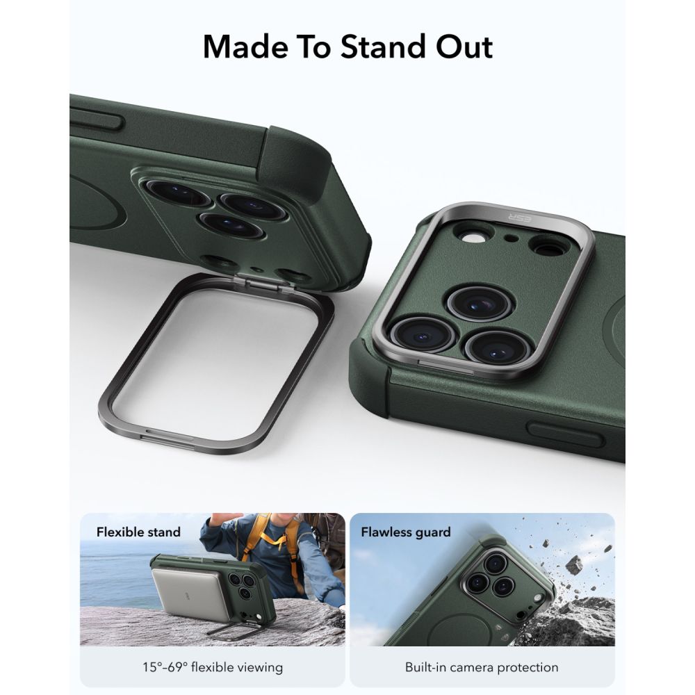 ESR ESR iPhone 18 Pro Max/17 Pro Max Skal MagSafe Cyber Tough Kickstand