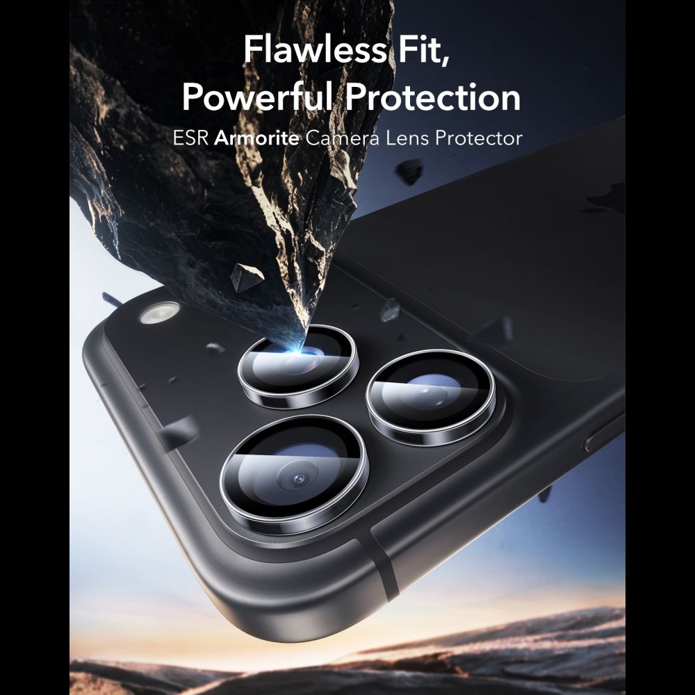 ESR ESR iPhone 18 Pro / 18 Pro Max Linsskydd Armorite