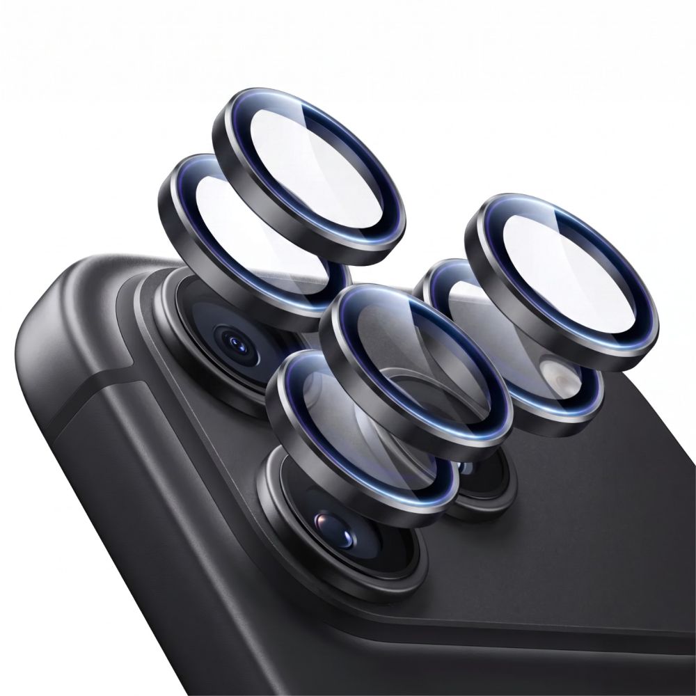 ESR ESR iPhone 18 Pro / 18 Pro Max 2-PACK Linsskydd Svart