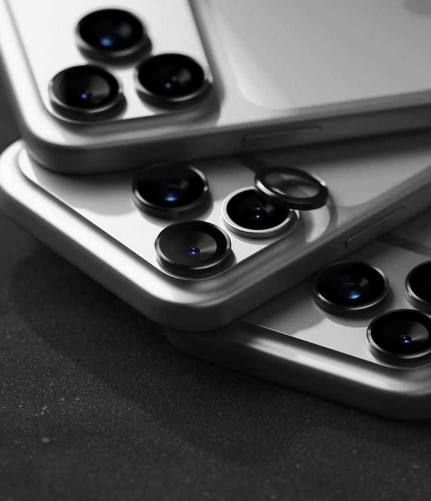 Ringke Ringke iPhone 18 Pro / 18 Pro Max 2-PACK Linsskydd Svart