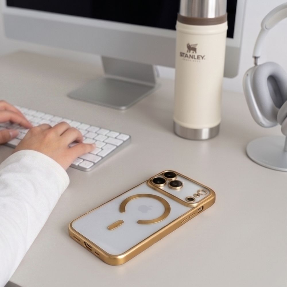 Tech-Protect Tech-Protect iPhone 18 Pro/17 Pro Skal MagSafe MagFlex Guld