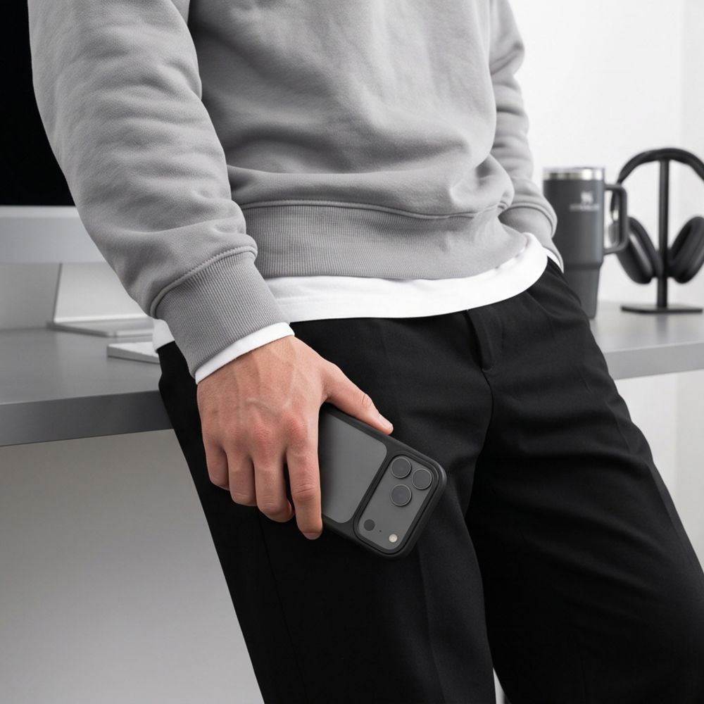 Tech-Protect Tech-Protect iPhone 18 Pro/17 Pro Skal MagMat CC Mattsvart