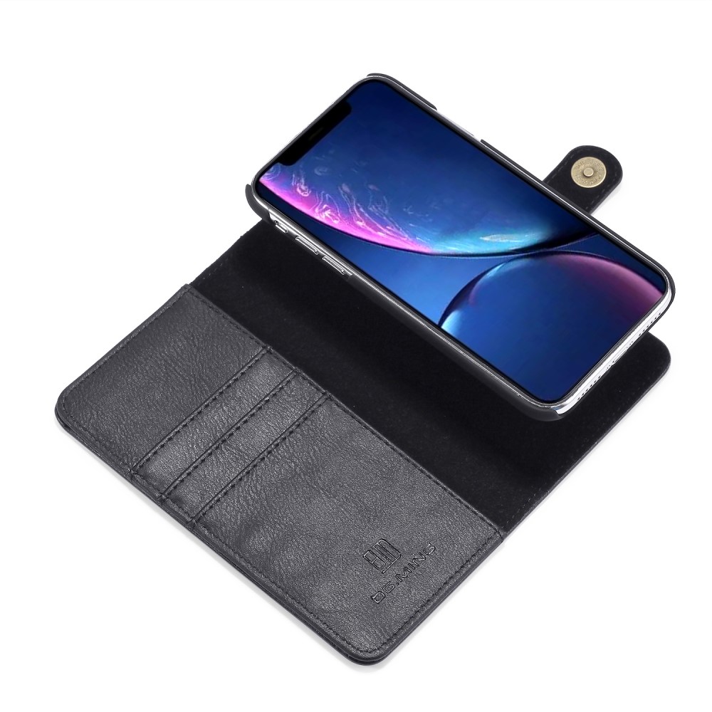 DG.MING iPhone 11 - DG.MING Plånboksfodral/Magnet Skal - Svart