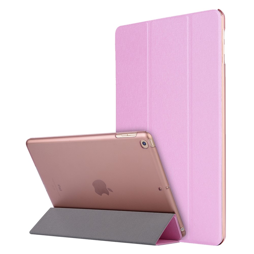  iPad 10.2 2019/2020/2021 Fodral Tri-Fold Ljus Rosa